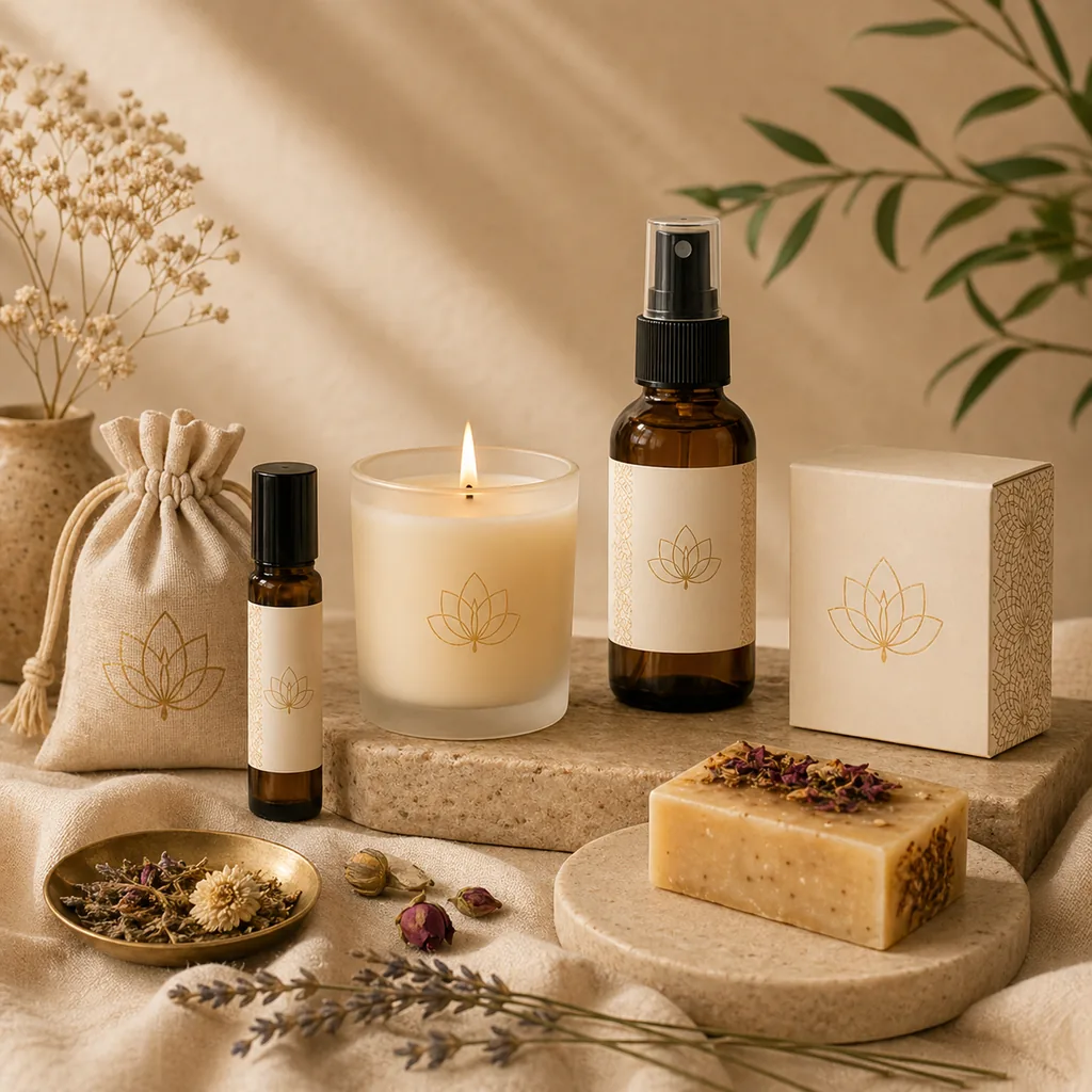 Aromatherapy roll-ons and mists for wellness support